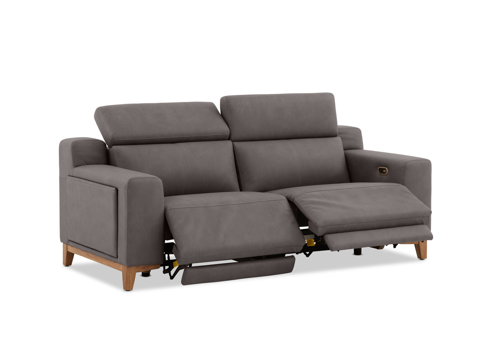 GAGE FABRIC - 2 Seater Sofa with Inbuilt Electric Recliners GAGE FABRIC