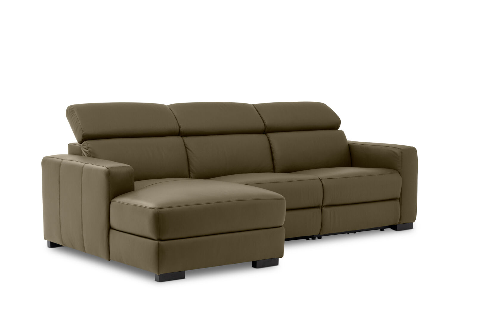 DAMIAN LEATHER - 3 Seater Sofa with LHF Chaise DAMIAN LEATHER