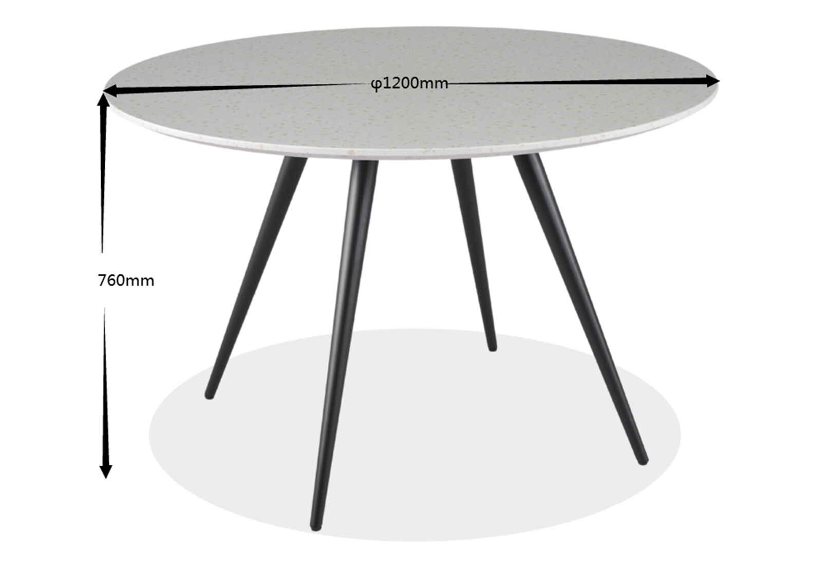 RICHARDSON - 1200 Round Dining Table RICHARDSON