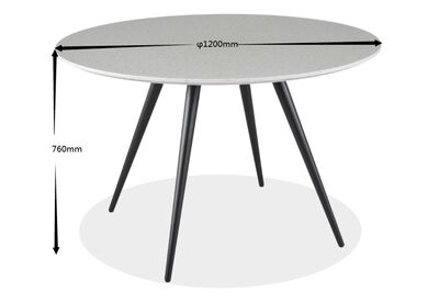 RICHARDSON - 1200 Round Dining Table