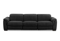 LUCIANO - Fabric 3.5 Seater Sofa with 2 Electric Recliners LUCIANO