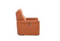 SERGIO LEATHER - 2 Seater with Electric Recliners SERGIO LEATHER