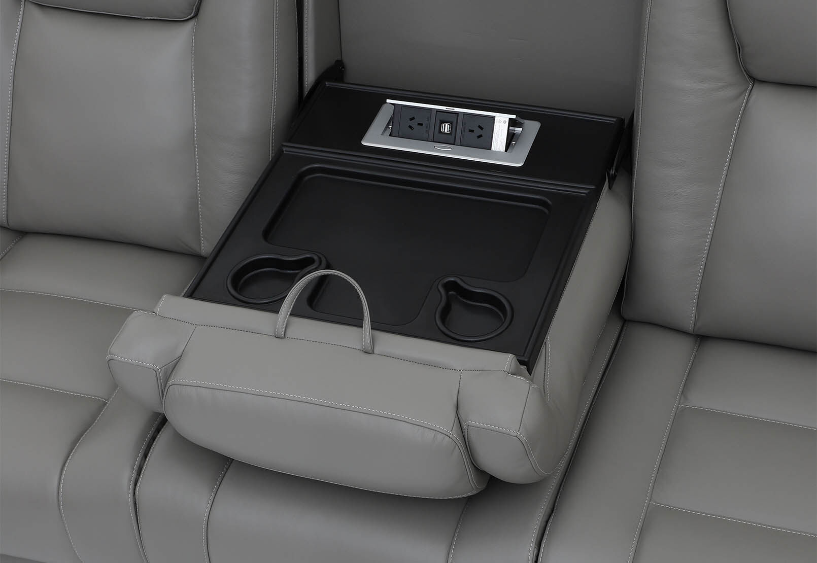 SENTINAL MK2 LEATHER - 5 Piece Corner with LHF Console SENTINAL MK2 LEATHER