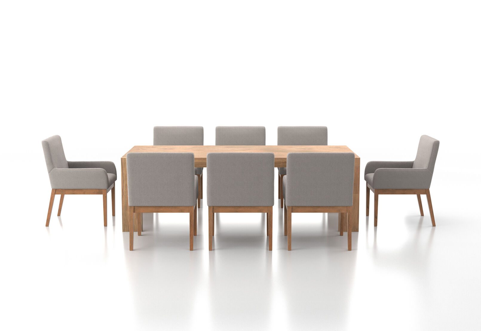SORVINO - 9 Piece Dining Suite with Lazarus Dining Chairs SORVINO