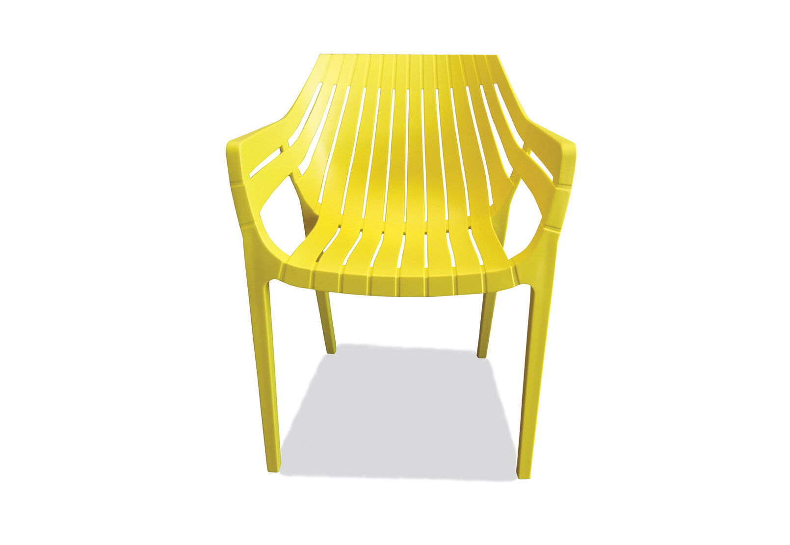 yellow laon set of 4 yellow outdoor dining chairs  amart