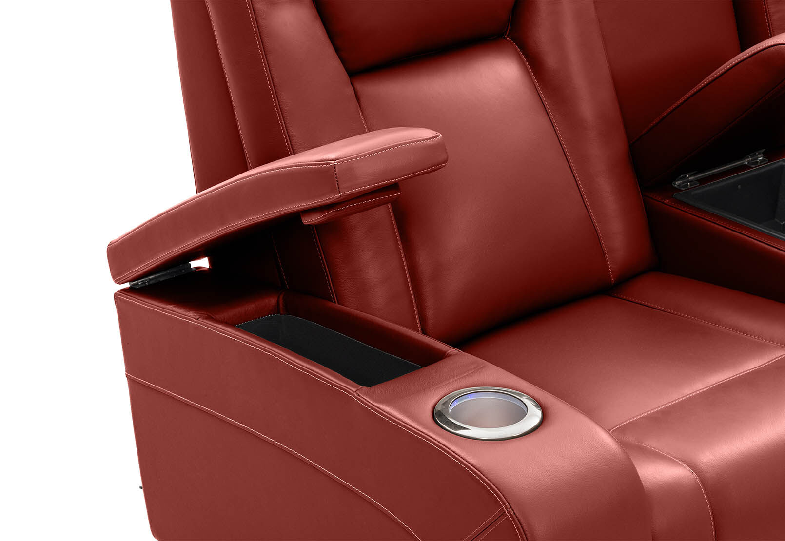 SENTINAL MK2 LEATHER - 2 Seater with 2 Electric Recliners and Console SENTINAL MK2 LEATHER
