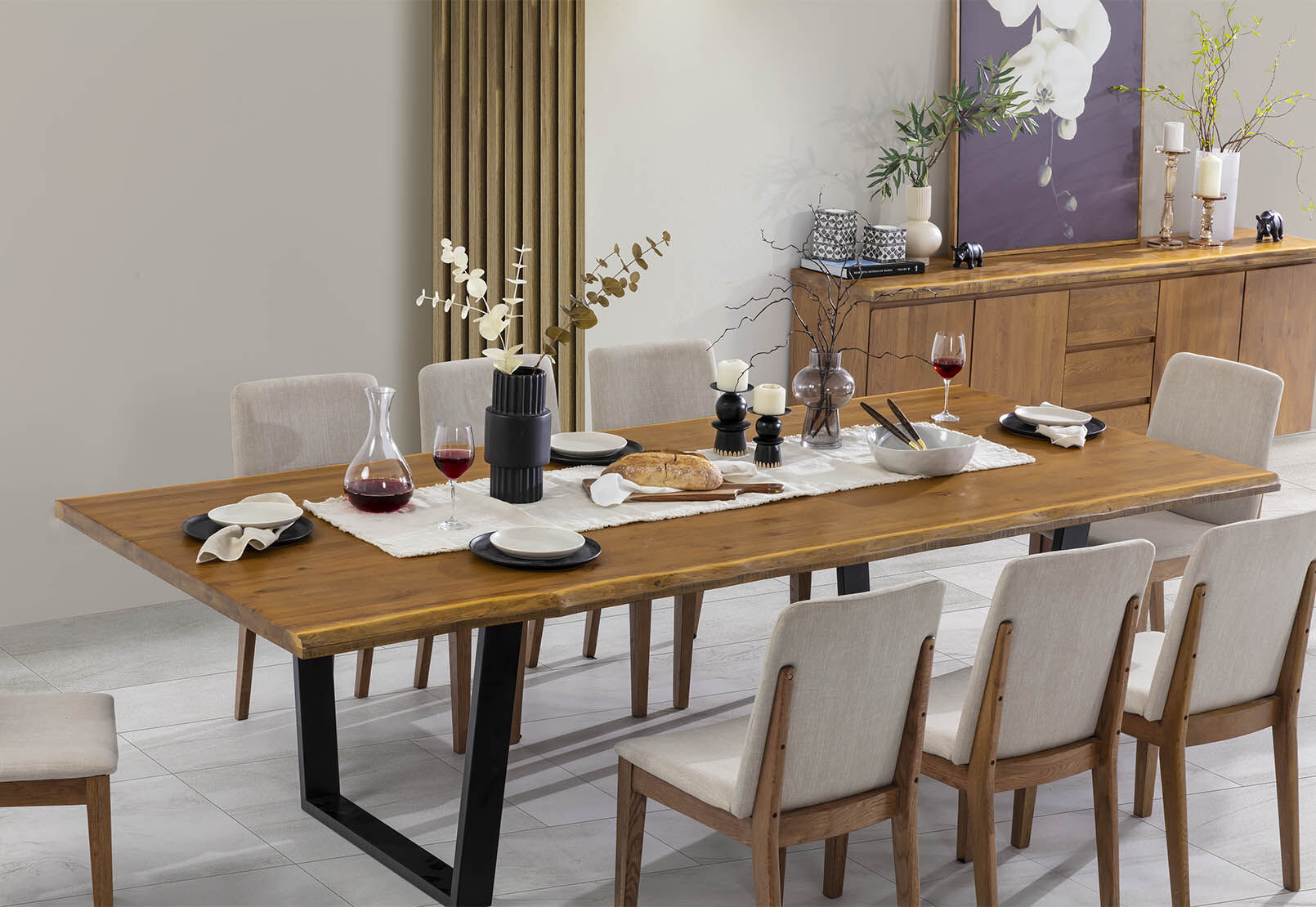 NERO - 2200 Dining Table NERO