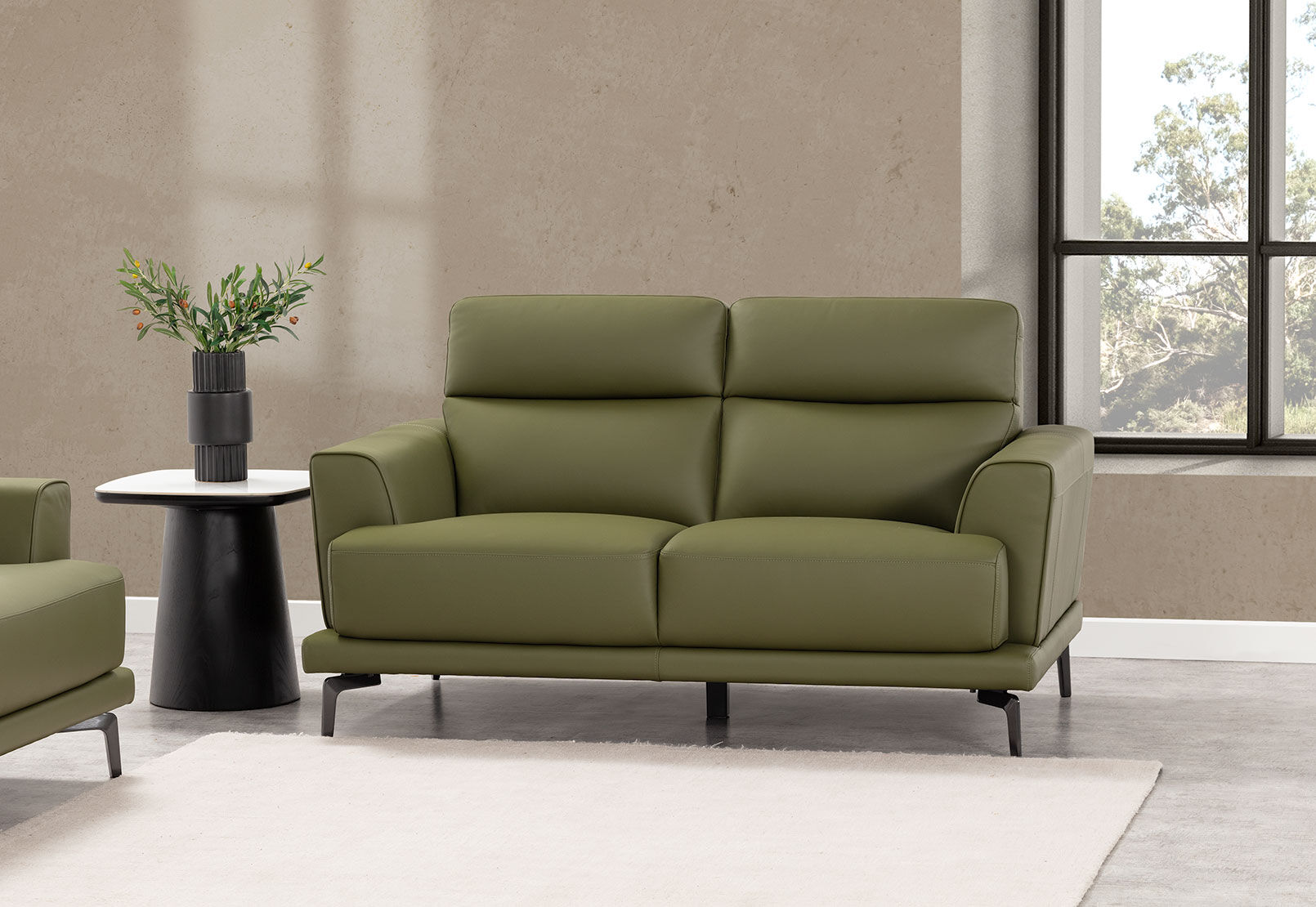 MONDRICH LEATHER - 2 Seater Sofa MONDRICH LEATHER