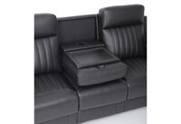 THANE LEATHER - 3 Seater Sofa with 2 Inbuilt Electric Recliners THANE LEATHER