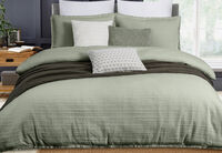 OLIVRA - Queen Bed Quilt Cover Set OLIVRA