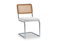 ELANE - White set of 2 Dining Chairs ELANE