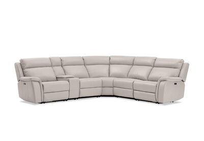 LIAM LEATHER - Corner Lounge