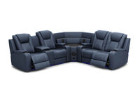 SENTINAL MK2 LEATHER - 4 Piece Corner with LHF Console SENTINAL MK2 LEATHER