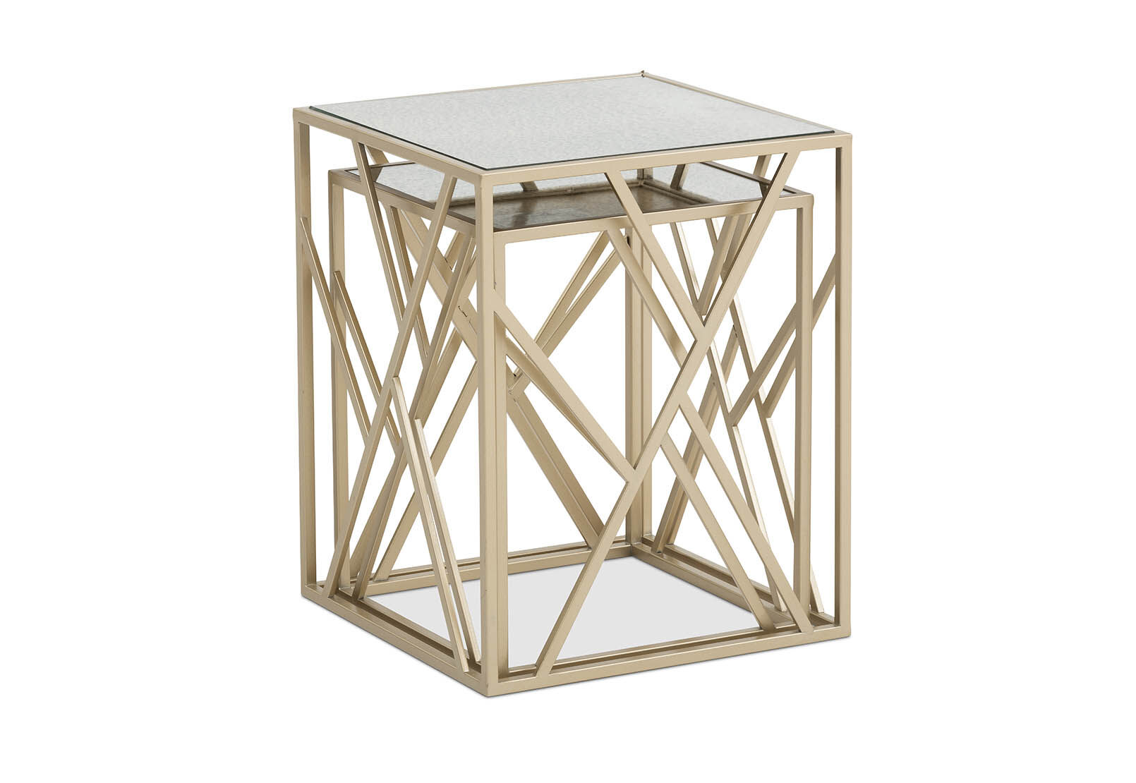 GOLD ALGOMA Nest of Tables Amart Furniture