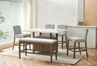 DIONE - 6 Piece High Dining Setting DIONE