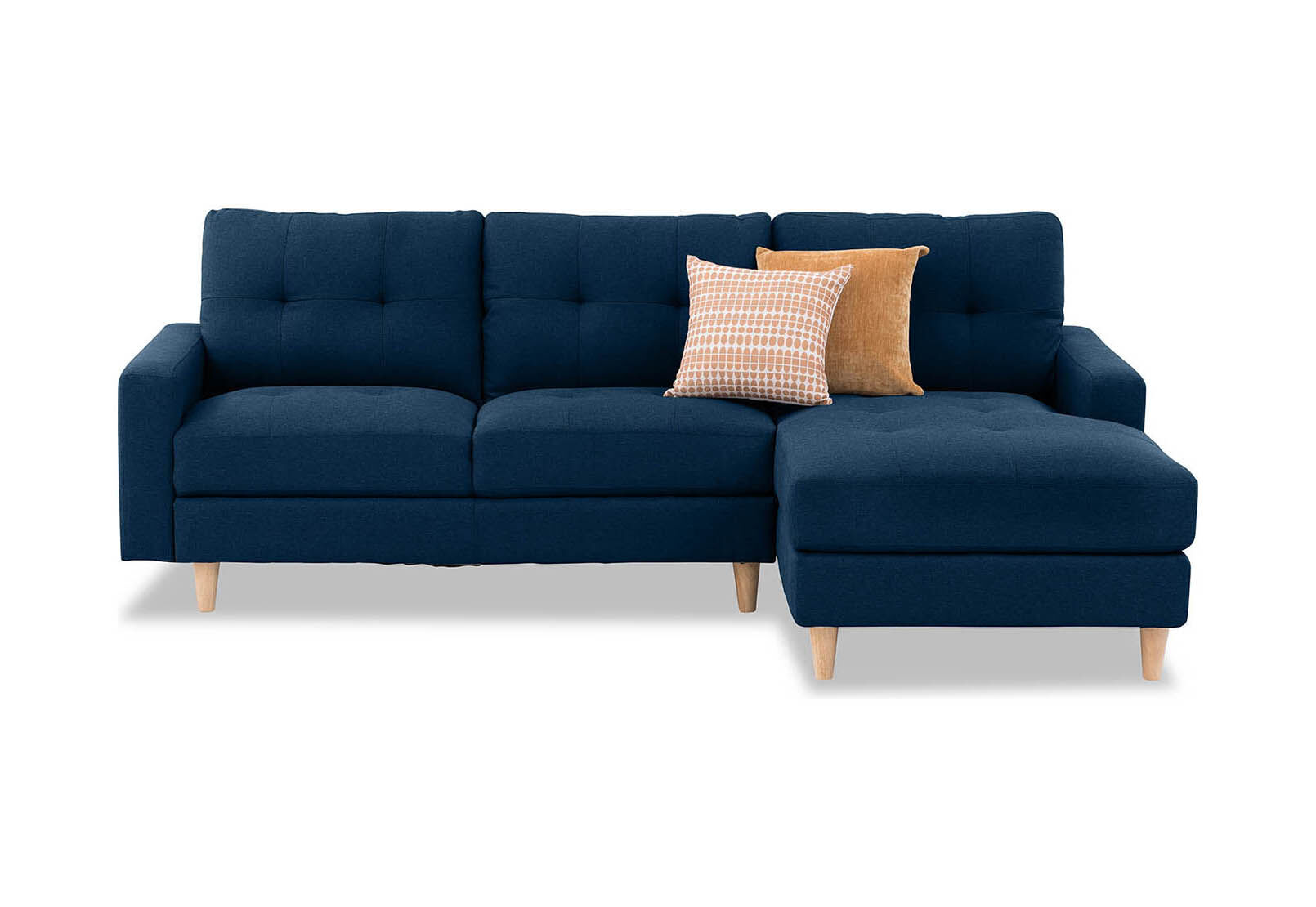 KELLER - Fabric 3 Seat RHF Chaise KELLER