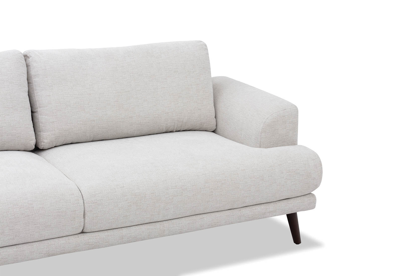 BEIGE JERMAINE FABRIC 3 Seat Sofa
