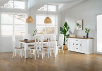 CHARLSBOURG - 7 Piece Dining Suite CHARLSBOURG