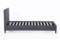 PAULA - Dark Grey Single Bed PAULA