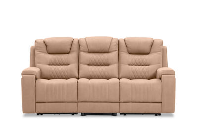 AGASSI FABRIC - 3 Seater with Dual Motor Recliner
