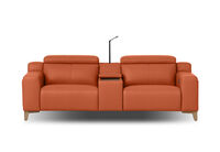 GAGE LEATHER - 2S with Inbuilt Electric Recliners and Console GAGE LEATHER