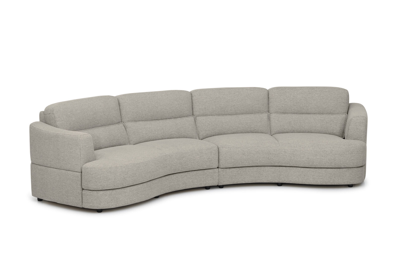 ELISEO FABRIC - 4 Seater Curved Sofa ELISEO FABRIC