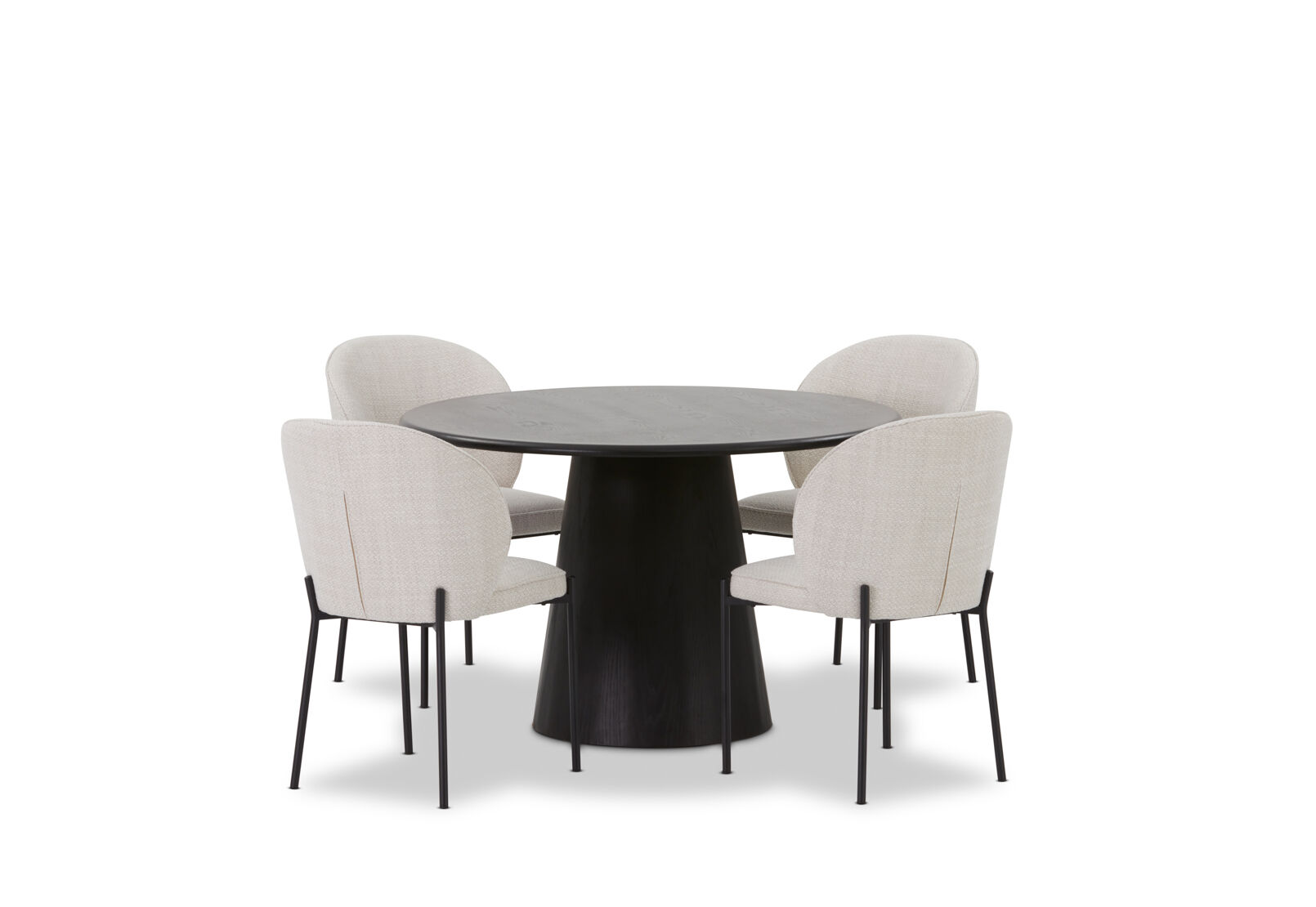 THANOS - 5 Piece Dining Suite with Fidel Chairs THANOS