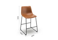 BENDER - Set of 2 Bar Stools BENDER