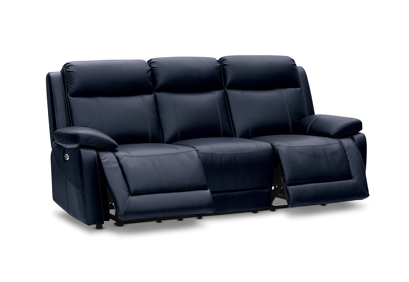 SAN MARCO - Leather 3 Seater Recliner Lounge SAN MARCO