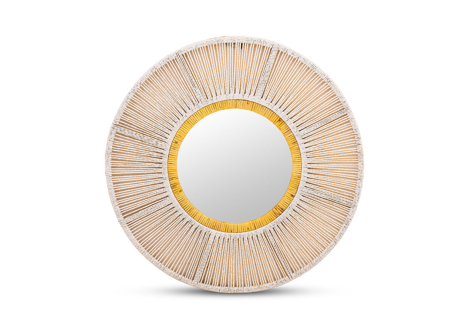 BISSET - 80cm Round Mirror BISSET
