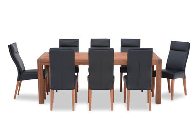 SILVERWOOD - 9 Piece Dining Suite with Asheville Chairs
