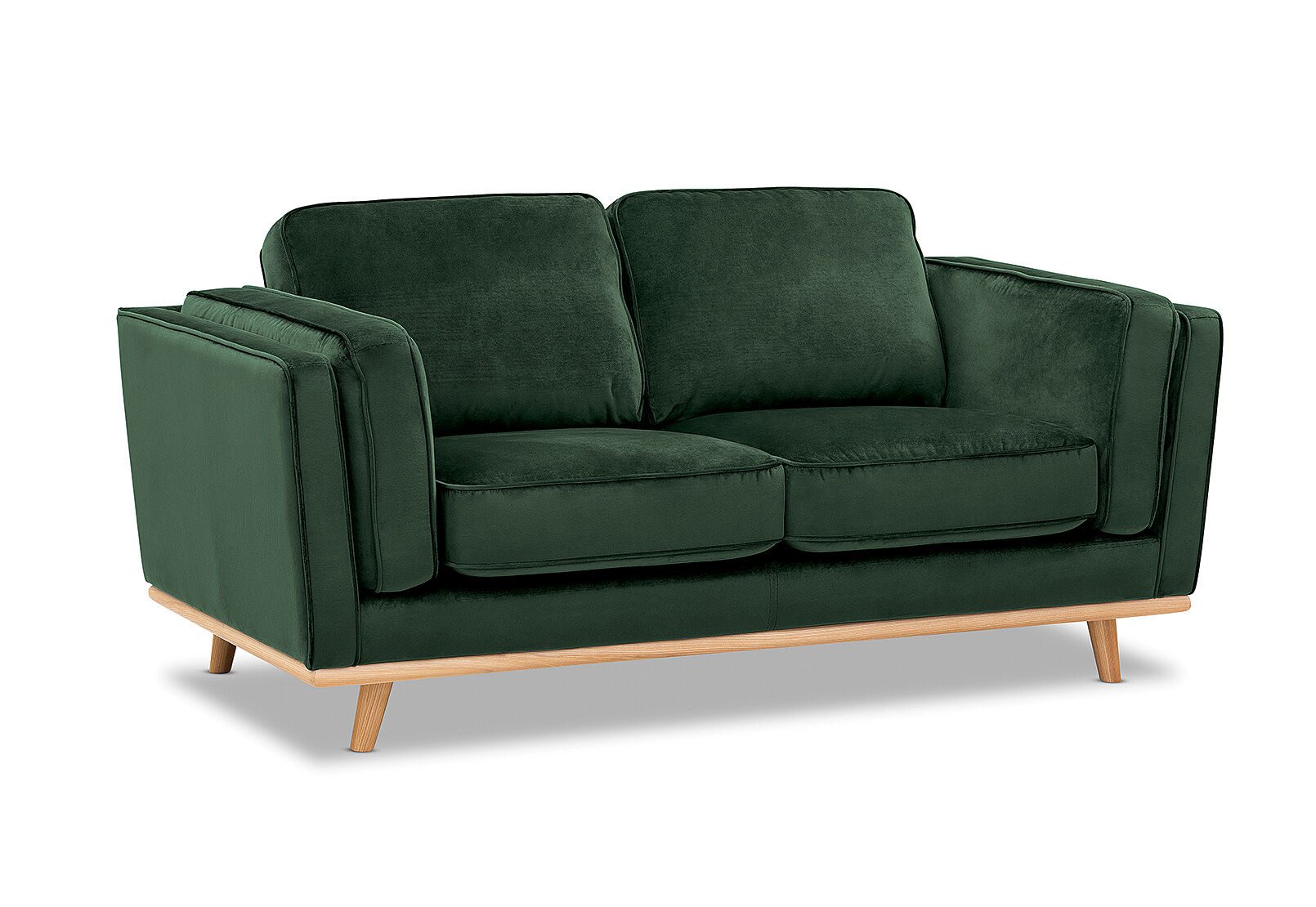 EMERALD LORAS VELVET Fabric 2 Seater