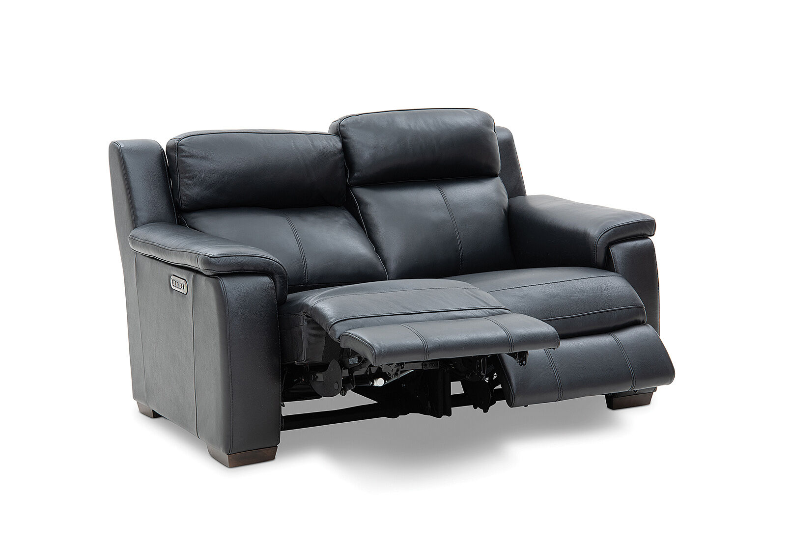 2 seater leather recliner lounge deals