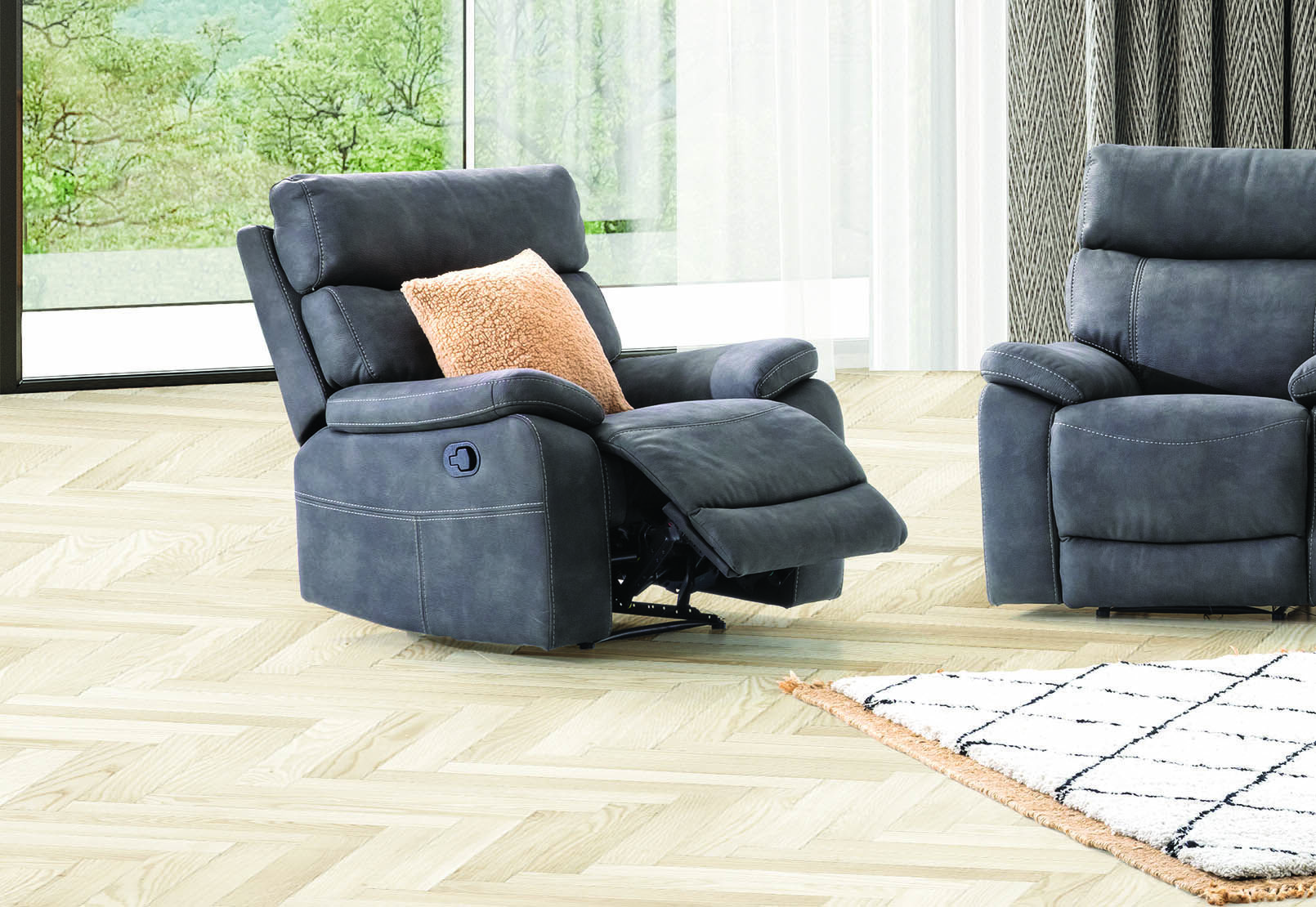 ALFRED - Fabric Recliner ALFRED