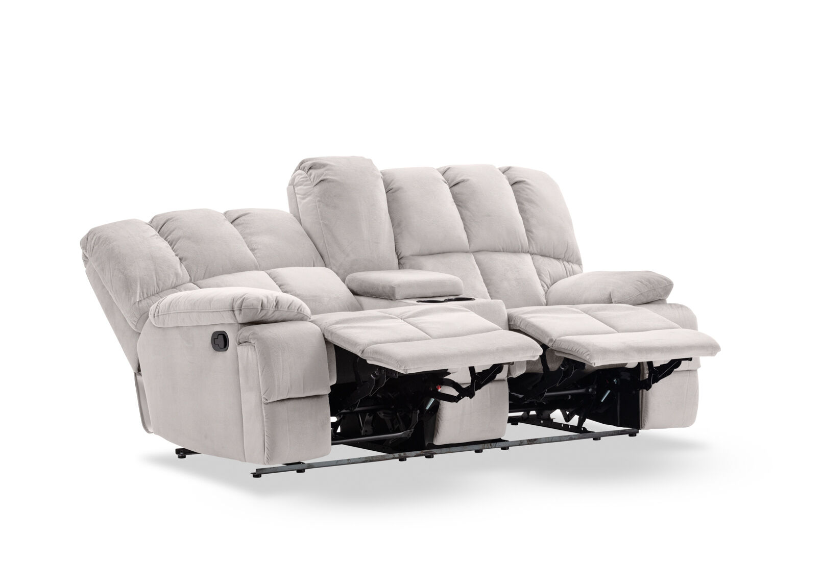 LEBRON FABRIC - 2 Seater with Recliners and Console LEBRON FABRIC