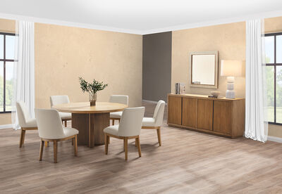 THORIN - 7 Piece Suite with Cora Dining Chairs