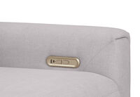 MIKAELA - 3 Seater with Sliding Electric Chaise MIKAELA
