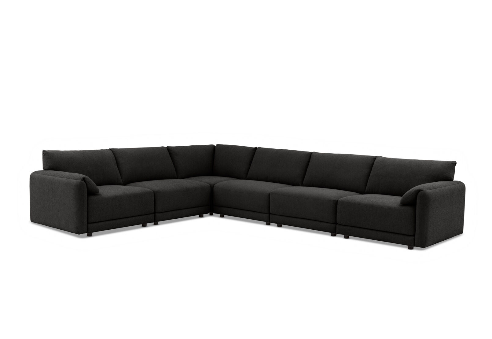 VARLEY FABRIC - 6 Seater Corner Lounge Setting. VARLEY FABRIC