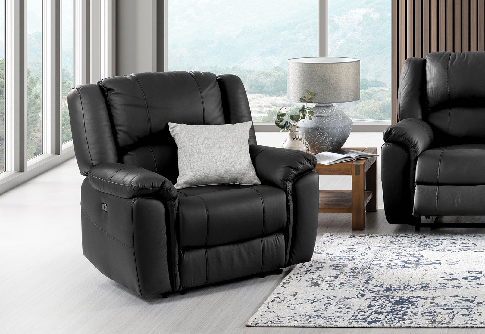 GEOFFREY - Leather Electric Recliner GEOFFREY