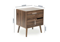 ERNEST - 2 Drawer Bedside ERNEST
