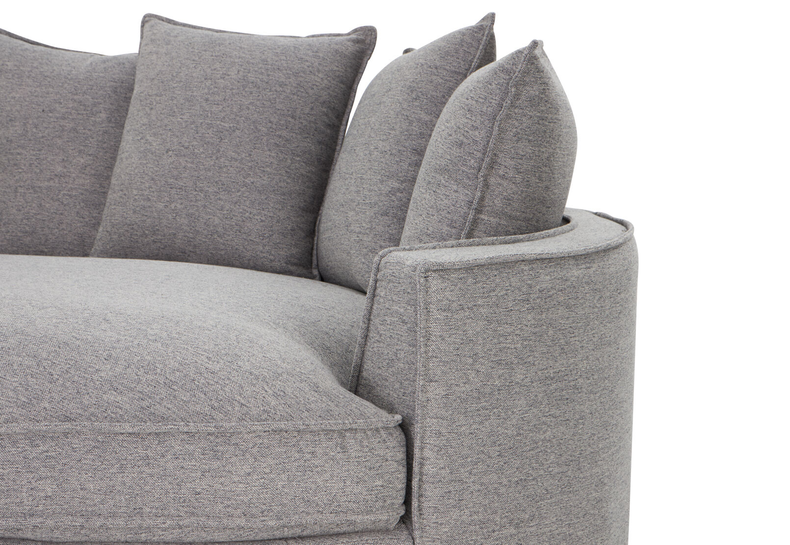 TALA FABRIC - RHF Curved Chaise TALA FABRIC