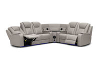 SENTINAL MK2 LEATHER - 5 Piece Corner with LHF 3 Seater SENTINAL MK2 LEATHER
