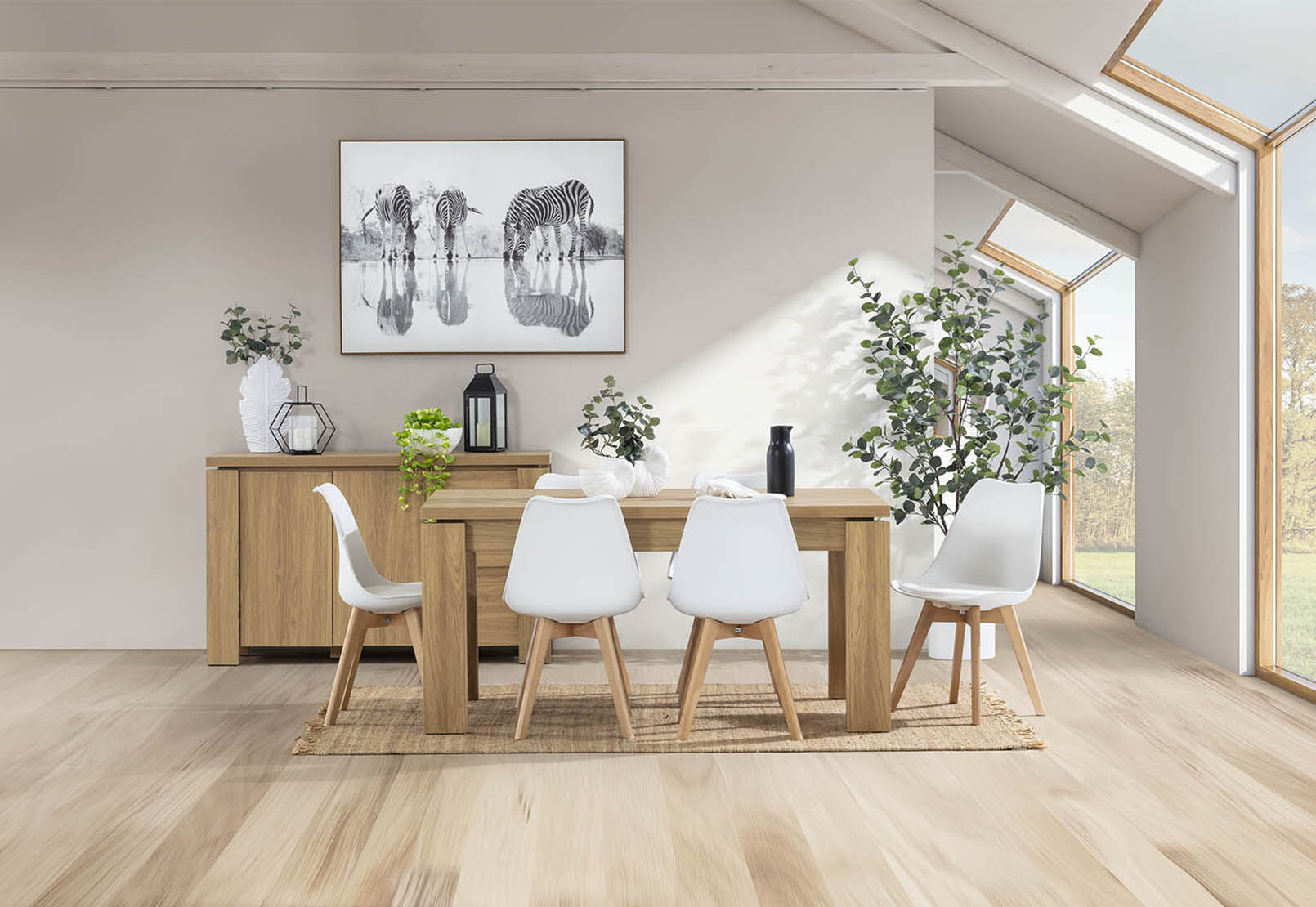 Jordann 7 Piece Dining Suite With Otis Chairs Amart