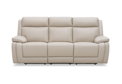 SAN MARCO - Leather 3 Seater Recliner Lounge