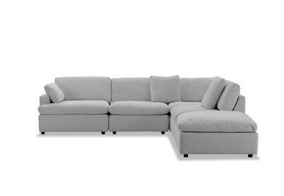 SUNNI FABRIC - 5 Piece Lounge Setting