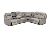 SENTINAL MK2 LEATHER - 5 Piece Corner with LHF 3 Seater SENTINAL MK2 LEATHER