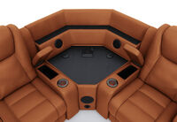 SENTINAL MK2 LEATHER - 5 Piece Corner with LHF Console SENTINAL MK2 LEATHER