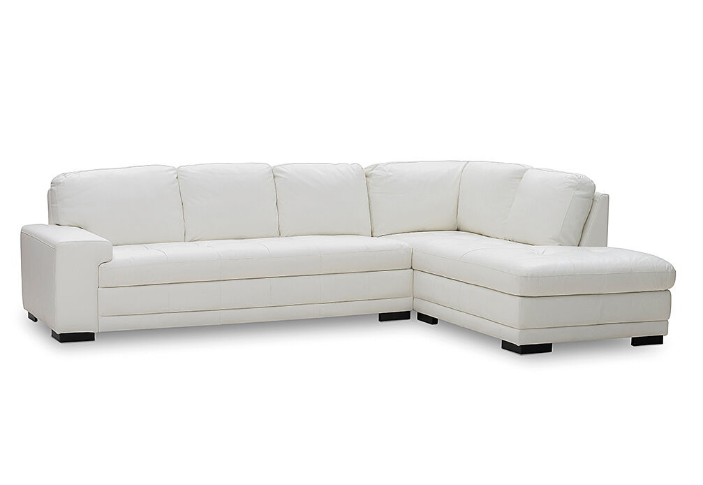 White leather modular clearance lounge