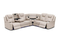 SENTINAL MK2 LEATHER - 5 Piece Corner with LHF 3 Seater SENTINAL MK2 LEATHER