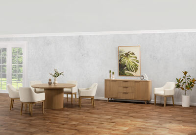 MIRAN - 7 Piece 1500 Dining Suite with Armondo Dining Chairs